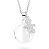 MAMIJUX Chiama Angeli Bambino Mamma Idea Regalo Gravidanza Collana Donna Richiamo degli Angeli Catenina Acciaio