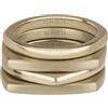 Breil Collezione NEW TETRA, Anello Donna in Acciaio Colorato, Gioiello idee regalo donna