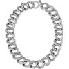 Breil, Collezione Hyper, Collana Donna in Acciaio Specchiato, Accessorio Donna Oversize e Glam, Idee Regalo Donna, Lunghezza 46.5 cm, Silver