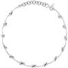 Breil, Tie Up Collection, Damenhalskette aus Verspiegeltem Edelstahl, Eleganter Damenschmuck mit Kleinen Knoten und Geflechten, Verstellbare Länge 39-46 cm, Farbe Silber