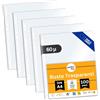 perfect line 100 Buste trasparenti anelli perforate DIN-A4, Bustine trasparenti cristalline, lisce, extra resistenti, robuste, prive di acidi, valide per documenti ufficiali