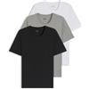 HUGO BOSS BOSS T-Shirt RN 3p Classic Maglietta, Assorted Pre-Pack 999, XS Uomo