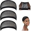 Dreamlover Cuffia per Parrucche, Rete per Parrucce, Nero, 3 Pezzi