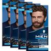 Men Perfect Schwarzkopf Men Perfect Bart-Coloration 80 - Colorazione naturale nero-marrone, livello 2 (4 x 30 ml), colorante per barba per avvolgere i capelli grigi per un risultato naturale, applicazione rapida
