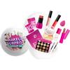 Kaslaider Set Trucco Donna 10 Pezzi - Mini Kit con Palette Ombretti 16 Colori, 2 Rossetti Liquidi Opachi, Rossetto, Olio Labbra, Blush Stick, Correttore 3 Colori, Pennelli e Spugna - Idea Regalo Ragazza