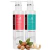 Karseell MACA CARE SYSTEM Set Shampoo Volumizzante + Balsamo Riparatore Olio di Argan Pantenolo Volume Riparazione Idratazione Capelli Fini Secchi Danneggiati Senza Solfati e Parabeni 200ml x2