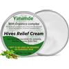 yimimde Crema lenitiva per orticaria, trattamento rapido antifungino e antipruriginoso per eruzioni allergiche, eczema, prurito, arrossamenti e gonfiori | Complesso organico vegetale naturale, 28 g