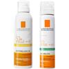 La Roche-Posay Anthelios Spray Invisibile SPF50+ 200 ml + Anthelios Anti-Brillance 75 ml | Protezione Solare Completa per Viso e Corpo, Anti-Lucido, Resistente ad Acqua e Sudore