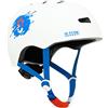 Olsson & Brothers OLSSON Casco per bambini Hero Taglia S-L (50-54 cm) Regolabile - Omologato - Resistente agli urti 360 - Fodera interna smontabile - Ventilazione - Adatto per scooter pattini bici (bianco, S/M)