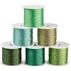 PH PandaHall PandaHall 6 Rotoli Fili da Ricamo 0,4mm Filo da Ricamo Metallico 6 Strati Verde Filo per Perline Filo da Cucito per Chiacchierino Trapuntatura Braccialetti dell'Amicizia Creazione di Gioielli