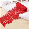 Duories 3 yard 10 cm di larghezza in seta lattea, vintage, bordatura e nastro in pizzo, artigianato, lingerie, abito da sposa, decorazione per la casa, rosso