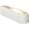 SLV OSSA 300 lampada da parete, QT-DE12, ovale, up/down, bianco, R7s 118mm max. 120W