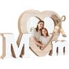 BLNC Cornice Portafoto Personalizzata in Legno per Mamma, Regalo per Festa della Mamma, Natale, Giorno del Ringraziamento, Compleanno