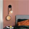 CRABOT Lampada da parete a LED a risparmio energetico, efficiente, luce notturna moderna, semplicità, originalità, stile retrò, applicabile a camera da letto, soggiorno, divano, corridoio, studio, per