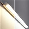 ledscom.de Luce LED sottopensile LIWO 91cm, con cavo di collegamento, orientabile, 1597lm, bianco caldo/bianco