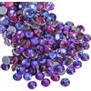 Beadsland 1440pz Strass Termoadesivi Hotfix, Retro Piatto, Pietre in Cristallo, per Fai Da Te, per Decorazione di Vestiti,Velluto viola,SS16,Misura di 3,8-4,0 mm