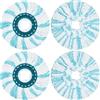 Yuunaie Testine di Ricambio del Mocio Panno Microfibra Compatibile con Leifheit Clean Twist Disc Mop& Ergo Mop Rotomop Panni di Ricambio Microfibra