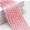 SYSUII 2 Pezzi Tenda a Fili 100 x 200 cm Tenda Decorativa Divisorio per Porte Tenda per Finestre Tende a Fili per Porte, Soggiorno, come Divisorio o Decorazione, Poliestere - Rosa