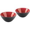 Guzzini - Set di 2 ciotole cm 12 My FUSION BACK/WHITE/RED