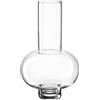 Leonardo Vernazza 022355 - Vaso decorativo in vetro trasparente di alta qualità, altezza 30 cm, diametro 18 cm, capacità 2,8 l, alto vaso trasparente