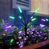 Nanoleaf Luci solari per giardino (set da 2) con telecomando, 8 LED indirizzabili bianco caldo/multicolore, effetto lucciola, timer e scenari, impermeabili IP65