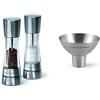 Cole & Mason H59408G Derwent Set di macinapepe e sale/Cole & Mason H611928CS Dover Imbuto in acciaio inossidabile | Bundle