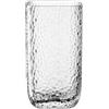 Leonardo Home Vaso Martello - 1 pezzo - Vaso in vetro con superficie strutturata - Design moderno con eleganza senza tempo - Vaso per fiori trasparente - Ideale per bouquet - Altezza 19 cm