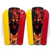 XO PROTECT YOUR TALENT Parastinchi Da Calcio Giovani Adulti ad alta resistenza agli urti Made in Italy Protezione Completa. Comprese fasce di sostegno. Modello Lupa Spqr