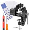 Lwuey Kit di Presa da Golf - Kit Completo di Impugnature da Golf con Morsa da Banco,Coltello a Uncino,Raschietto,15 Pezzi Nastro Biadesivo per Driver di Golf,Cunei,Ferri da Stiro