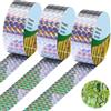 Beibeijia Nastro Repellente Antiuccelli, 3 Rotoli 80m x 2.4cm Nastro Repellente Antiuccelli Riflettente, Nastro Repellente Olografico Riflettente, Protezione Completa per Balcone, Orto e Giardino (B)