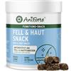 AniForte Snack per pelo e pelle per cani, 300 g, cura del pelo per prurito e perdita di capelli, pelle sana e pelo lucido con lievito di birra, zinco, probiotici, spirulina, rosa canina, senza cereali