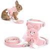 NiceNaiils guinzaglio per coniglio nano,accessori per conigli,imbracature,collari e guinzagli per piccoli animali,stoviglie con guinzaglio,pettorina coniglio