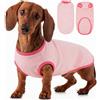 Hjyokuso Maglione a bassotto per cani di piccola taglia XS - Maglione leggero in pile, elasticizzato per mini bassotto primavera, estate, autunno inverno
