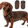 Hjyokuso Maglioncino per cani di piccola taglia M - Maglione leggero in pile, elasticizzato per mini bassotto primavera, estate, autunno inverno