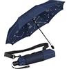 iX-brella Ombrello tascabile XXL con borsa a tracolla, Astro cielo stellato, 115 cm