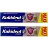 Kukident - Plus Crema Adesiva Barriera Anticibo Bipacco Confezione 57 Gr