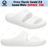 Crocs Classic Sandal 2.0 sandalo bianco 209403-100 taglia unisex