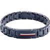 Tommy Hilfiger Jewelry Bracciale a Maglie da Uomo in Acciaio Inossidabile