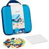 PLUS PLUS Plus-Plus 9607012 - Set di mattoncini da Costruzione, 100 Pezzi, Colore: Blu