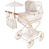 DE CUEVAS TOYS Passeggino per bambole Reborn Verona pieghevole con ombrello DeCuevas 82078