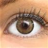 GLAMLENS Lenti a contatto colorate verdi (Avila Green) - con porta lenti a contatto - verde naturali in silicone idrogel - 2 pezzi - DIA 14,20 - senza correzione 0.00 diottrie lente a contatto