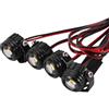 INJORA Luci LED Rotonde per TRX4M SCX24 1/18 1/24 RC Crawler