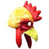 Petitebelle Orange Chicken Mask Hat Costume Unisex Free Size (One Size)