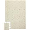 3 Sprouts Tappeto Puzzle Bambini, Schiuma EVA, Terrazzo Crema