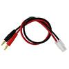 YUNIQUE GREEN-CLEAN-POWER - Cavo di Ricarica Tamiya 14AWG 30 CM | Connettore Alta Precisione 4 mm Spina a Banana | Compatibile Caricabatterie Moto, Droni, Autoradio, Rosso Nero, Plastica