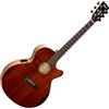 Cort SFX-MYBR - Chitarra elettroacustica Sfx Myrtlewood Marrone Brill.