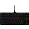 Logitech g tastiera gaming meccanica pro, design ultraportatile senza tastierino numerico, cavo micro-usb rimovibile, tasti con retroilluminazione rgb lightsync da 16,8 milioni di colori