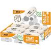 BIC Galet - Gomma per cancellare in gomma sintetica, 58 x 28 x 13 mm, display box da 12 pezzi