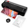 Olympia A 245 Combo 4 in 1, laminatrice a caldo e a freddo, set di laminazione per formato A4, righello da taglio integrato, set di pellicole per laminazione e angoli arrotondati, tempo di
