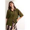 Calzedonia Camicia In Cotone Verde